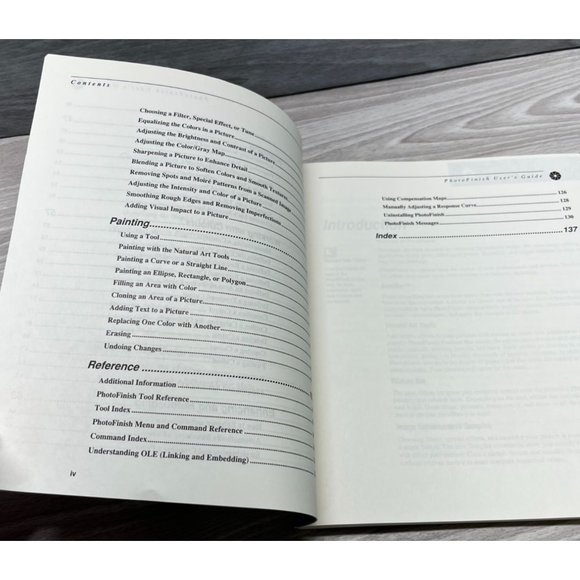 Photo Finish for Windows Users Guide PC Paintbrush Series ZSoft NO SOFTWARE - Picture 5 of 12